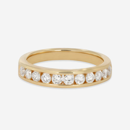 Curved- 0.25 CT Marquise Lab Grown Diamond Wedding Band