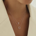 Load image into Gallery viewer, 0.30 TCW Round Lab-Grown Diamond Gemini Pendant Necklace
