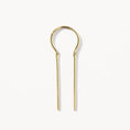 Load image into Gallery viewer, Elegant Gold Loop Threader Earrings 1
