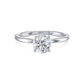 Load image into Gallery viewer, 1.0 CT Round Lab-Grown Diamond Solitaire Ring - Timeless Elegance
