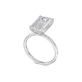 Load image into Gallery viewer, 5 Carat Emerald-Cut Lab-Grown Diamond Solitaire Ring
