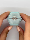 Load image into Gallery viewer, 4 CT Emerald Lab-Grown Diamond Solitaire Engagement Ring
