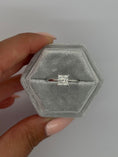 Load image into Gallery viewer, 1.0 CT Princess-Cut Lab-Grown Diamond Solitaire Engagement Ring In Gold
