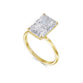 Load image into Gallery viewer, 5 Carat Radiant Lab-Grown Diamond Solitaire Engagement Ring
