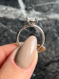 Load image into Gallery viewer, 2.0 CT Radiant Cut Lab-Grown Diamond Solitaire Engagement Ring
