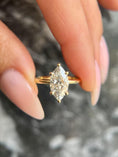 Load image into Gallery viewer, 2.0 CT Marquise Lab-Grown Diamond Solitaire Ring In Gold
