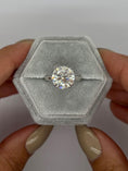 Load image into Gallery viewer, 4 Carat Round Lab-Grown Diamond Solitaire Engagement Ring
