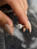 Load image into Gallery viewer, 1.0 CT Round Lab-Grown Diamond Solitaire Ring - Timeless Elegance
