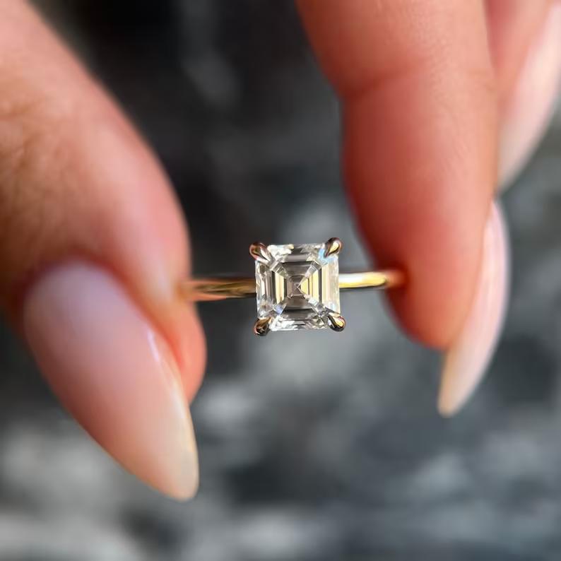 Asscher Rings