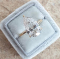 Load image into Gallery viewer, Radiant 4.6 CT Pear Lab-Grown Diamond with Hidden Halo Pave Setting
