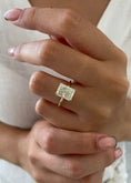 Load image into Gallery viewer, Radiant Elegance: 3.01 CT Lab-Grown Diamond Solitaire Ring
