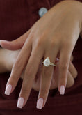 Load image into Gallery viewer, Elegant 2 CT Pear-Shaped Lab-Grown Diamond Halo Engagement Ring
