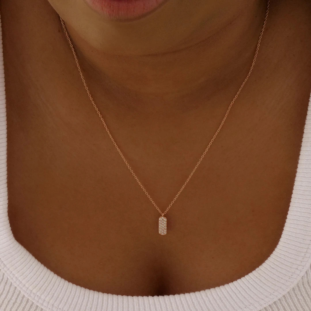 0.5 TCW Round Lab-Grown Diamond Necklace