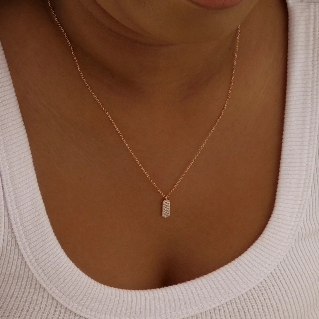 0.5 TCW Round Lab-Grown Diamond Necklace