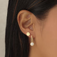 Load image into Gallery viewer, Twisted Round Plate Drop Earrings
