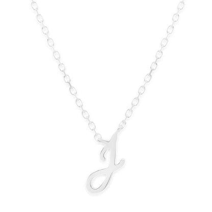 Simple Love Letter Initial Necklace 14