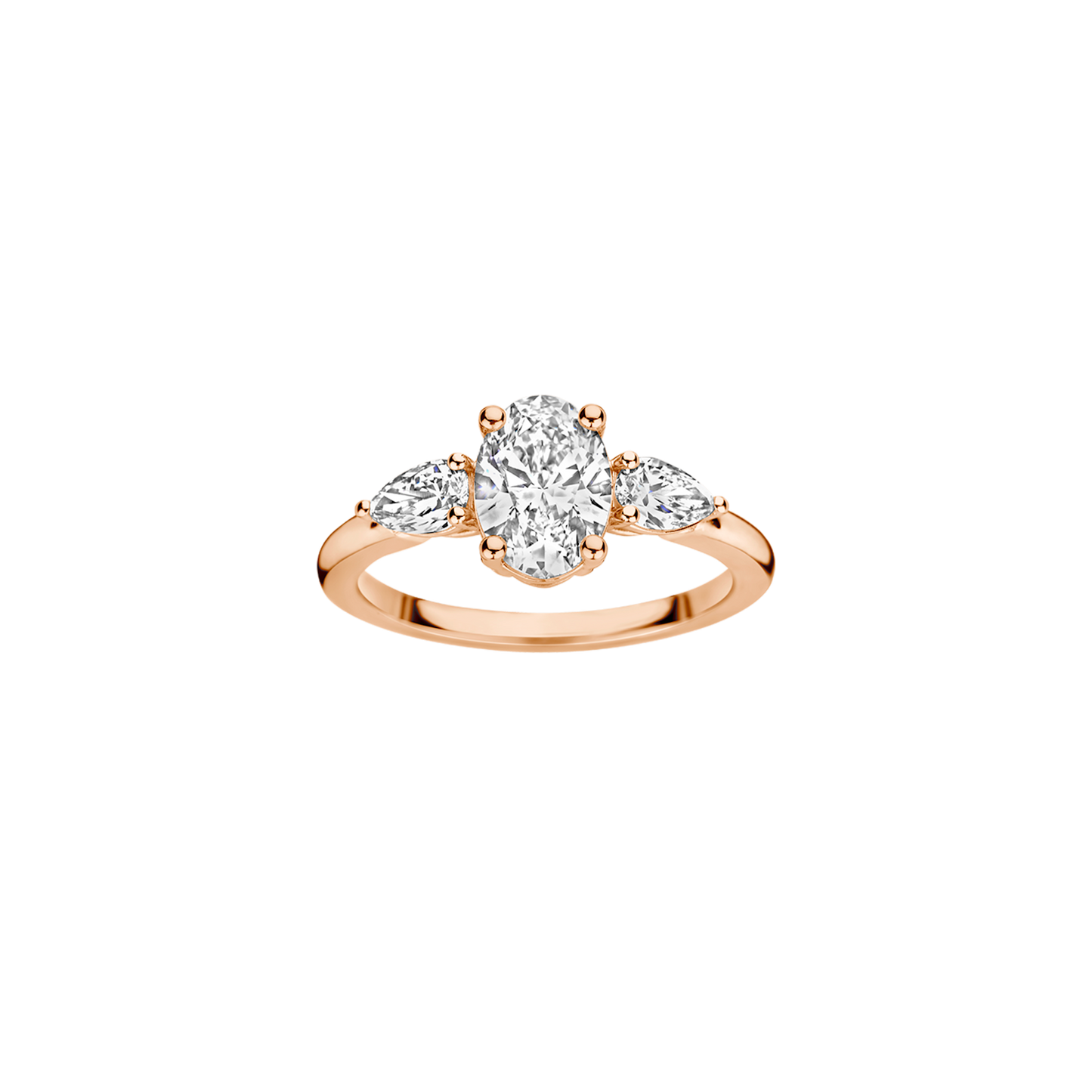 Hidden Halo-1.5 CT Round Lab Grown Diamond Engagement Ring