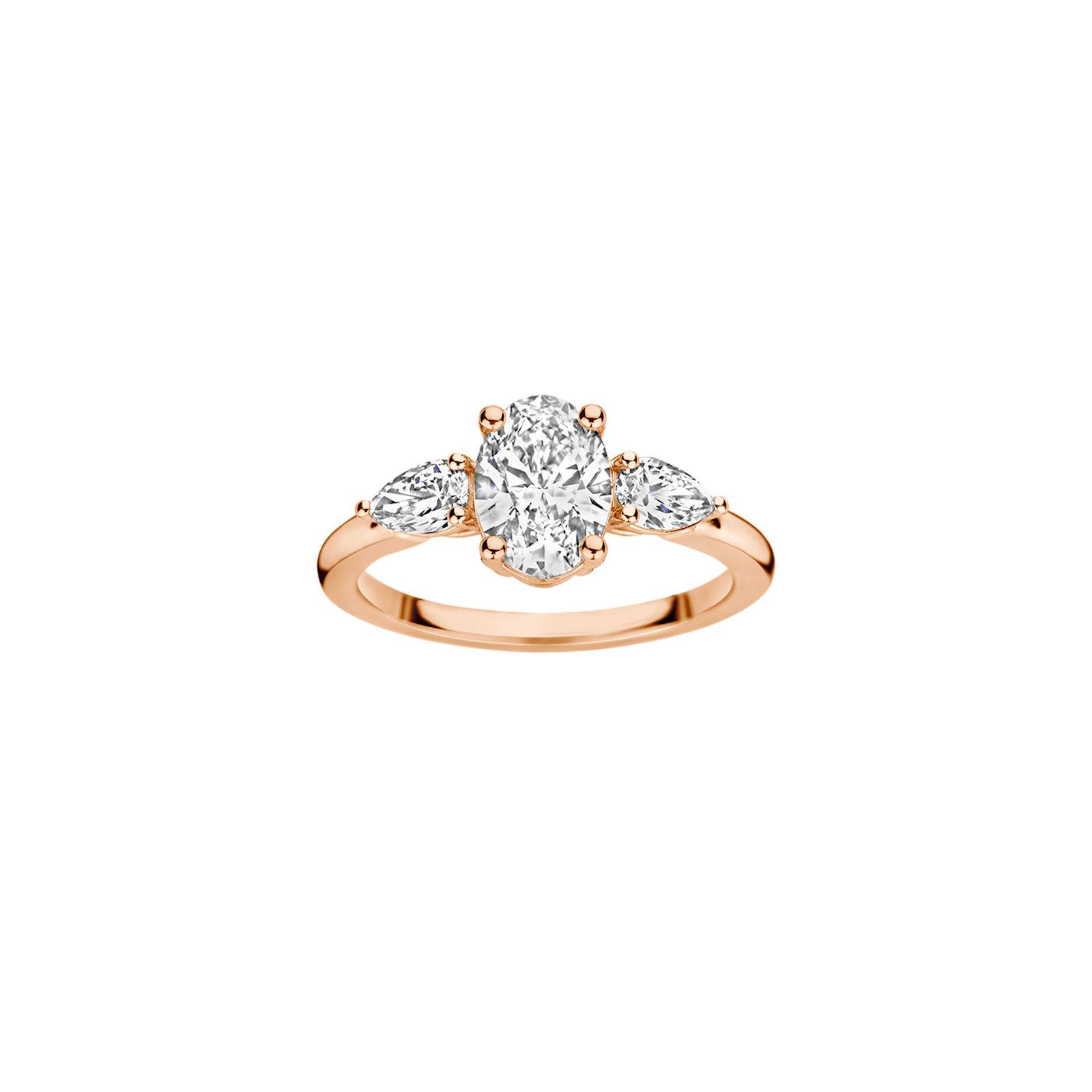 Hidden Halo-1.5 CT Round Lab Grown Diamond Engagement Ring
