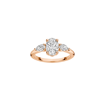 Hidden Halo-1.5 CT Round Lab Grown Diamond Engagement Ring