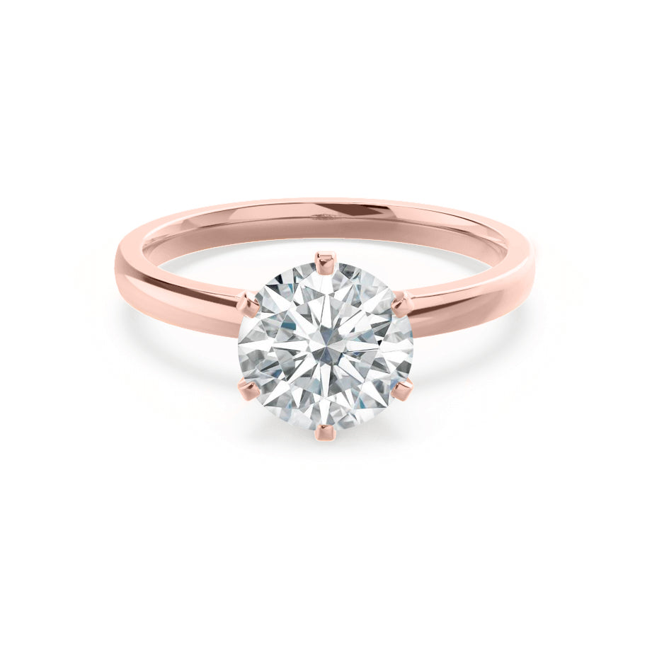 1.50 CT Round Lab-Grown Diamond Solitaire Engagement Ring