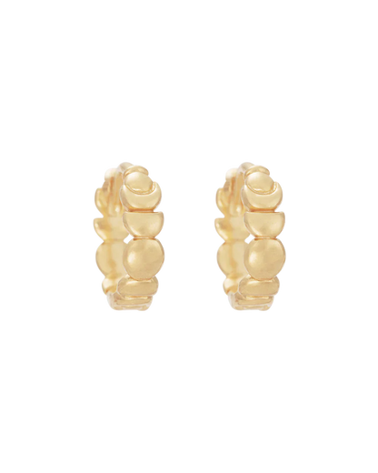 Golden Enchantment Bold Hoops 1