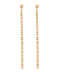 Load image into Gallery viewer, Chain Long Style Gold Earrings
