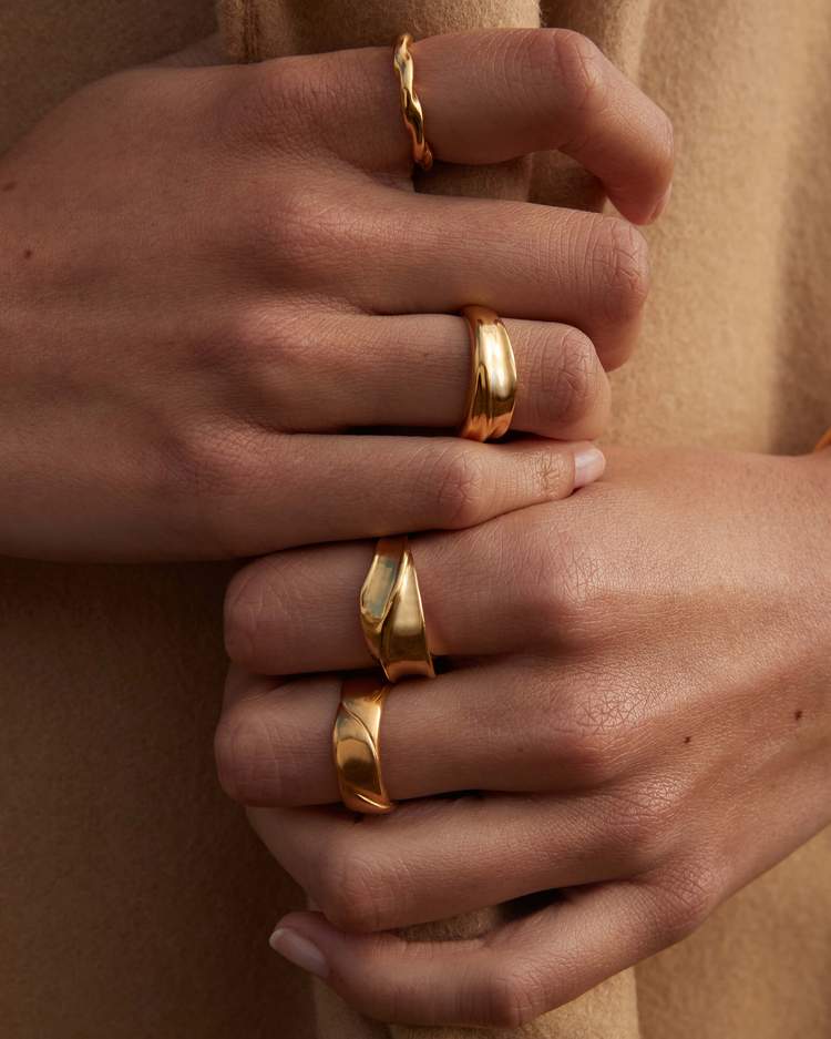 Eternal Gold Twist Wedding Band 2
