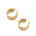 Load image into Gallery viewer, Golden Glow Bold Hoops Earrings
