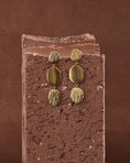 Load image into Gallery viewer, Golden Trio Textured Statement Earrings
