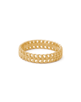 Load image into Gallery viewer, Golden Braided Elegance Wedding Band
