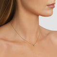 Load image into Gallery viewer, Radiant 0.50 CT Round Lab-Grown Diamond Solitaire Necklace in Gold 12
