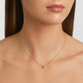 Load image into Gallery viewer, Radiant 0.50 CT Round Lab-Grown Diamond Solitaire Necklace in Gold
