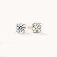 Load image into Gallery viewer, 0.50 TCW Round Lab Grown Diamond Solitaire Stud Earrings
