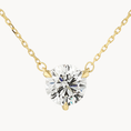 Load image into Gallery viewer, Radiant 1.0 CT Round Lab-Grown Diamond Solitaire Necklace
