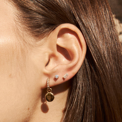 Elegant 0.22 TCW Baguette Lab-Grown Diamond Stud Earrings 4