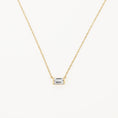 Load image into Gallery viewer, Emerald-Cut 0.20 TCW Lab Grown Diamond Solitaire Necklace
