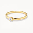 Load image into Gallery viewer, Elegant 0.10 CT Round Lab Grown Diamond Gold Solitaire Ring
