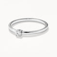 Load image into Gallery viewer, 0.10 CT Round Lab Grown Diamond Classic Solitaire Engagement Ring
