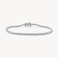 Load image into Gallery viewer, 1.0 TCW Round Lab-Grown Diamond Tennis Bracelet – Elegant Sparkle Collection
