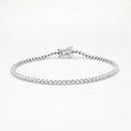 Load image into Gallery viewer, 1.0 TCW Round Lab-Grown Diamond Tennis Bracelet – Elegant Sparkle Collection
