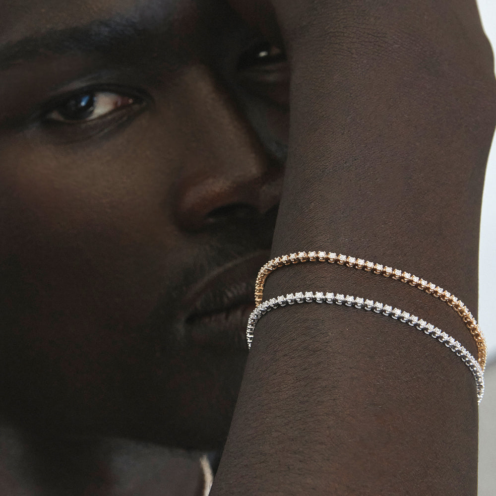 1.0 TCW Round Lab-Grown Diamond Tennis Bracelet – Elegant Sparkle Collection 2
