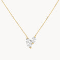 Load image into Gallery viewer, Radiant Duo: 0.70 CT Double Marquise Lab Grown Diamond Necklace
