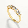 Load image into Gallery viewer, 1.0 CT Oval Lab Grown Diamond Half Eternity Wedding Band
