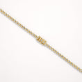 Load image into Gallery viewer, 4.0 TCW Round Lab Grown Diamond Gold Tennis Necklace
