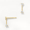 Load image into Gallery viewer, 0.19 TCW Round Lab Grown Diamond Drop Earrings
