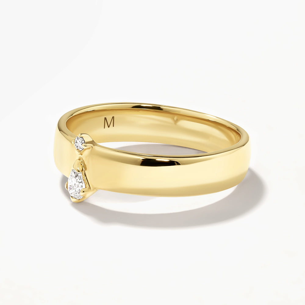 Elegant 0.07 CT Lab Grown Round & Oval Diamond Wedding Band 2