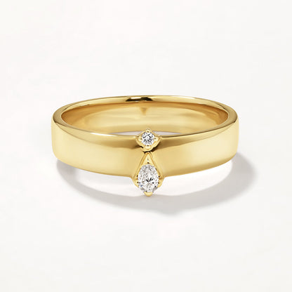 Elegant 0.07 CT Lab Grown Round & Oval Diamond Wedding Band 3