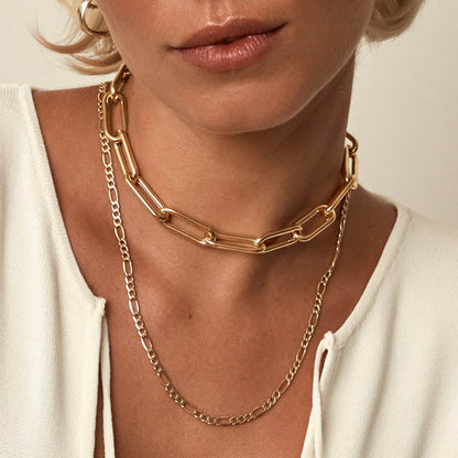 Large Paperclip With Pendant Necklaces 2