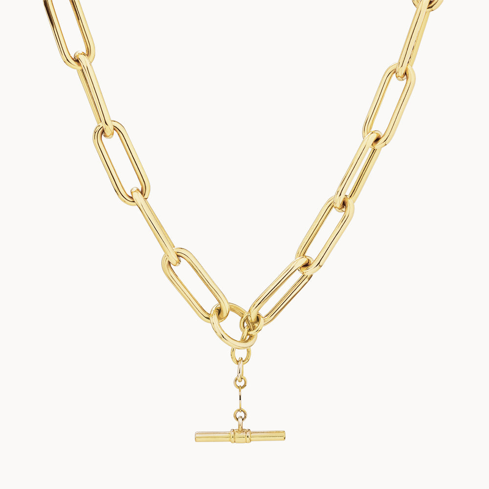 Large Paperclip With Pendant Necklaces 1