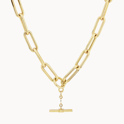 Large Paperclip With Pendant Necklaces 1